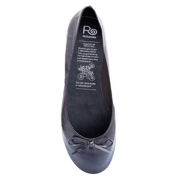 Rollasoles "Back To Black" Ballet Flats