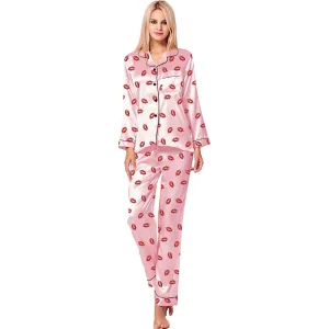 Satin Long Sleeve Pajamas  Comfort and Luxury in One Set