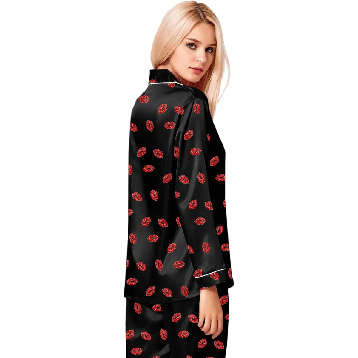 Satin Long Sleeve Pajamas  Comfort and Luxury in One Set