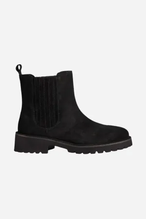 Seychelles Cashew Booties in Black Suede