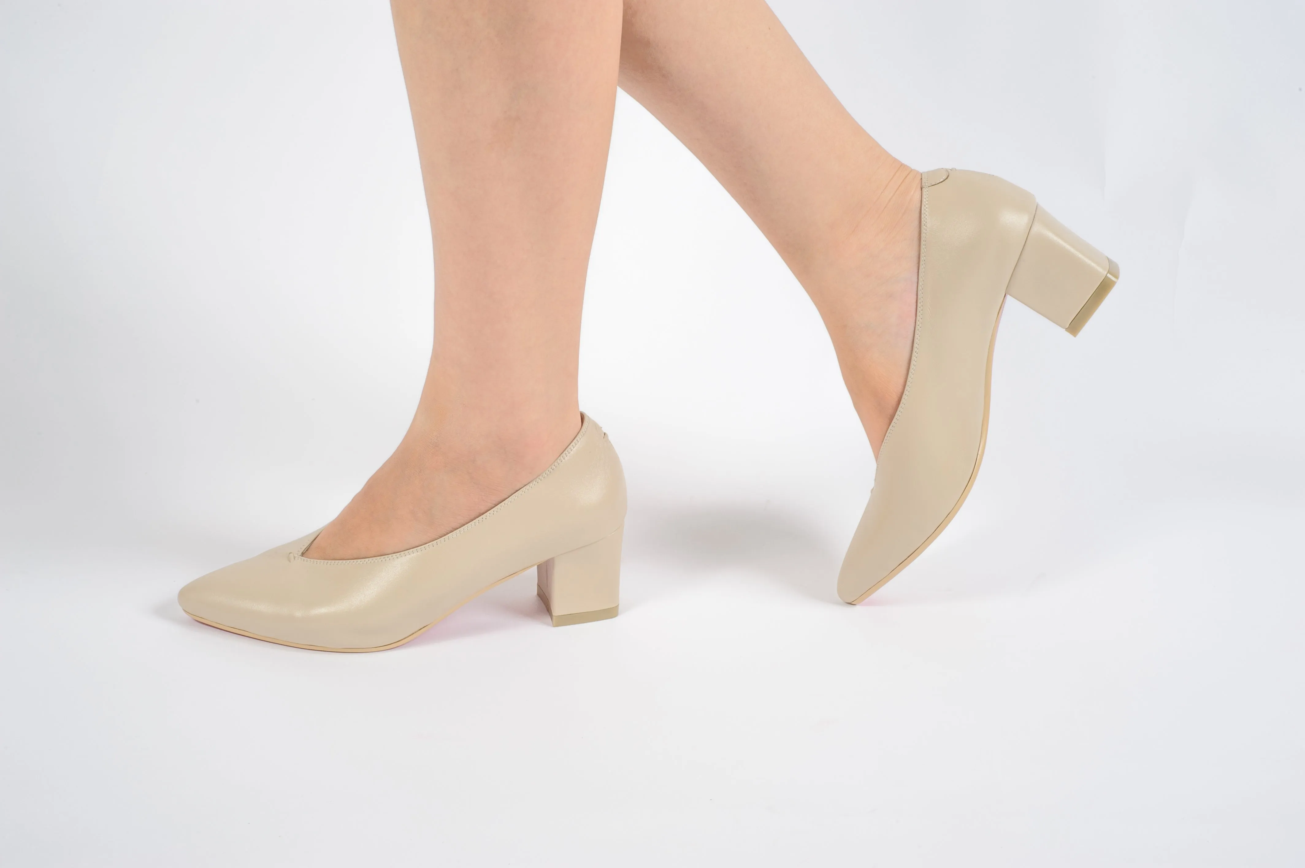 Shoeful 2" CNY Chunky Heels - Prosperous Purple Fan