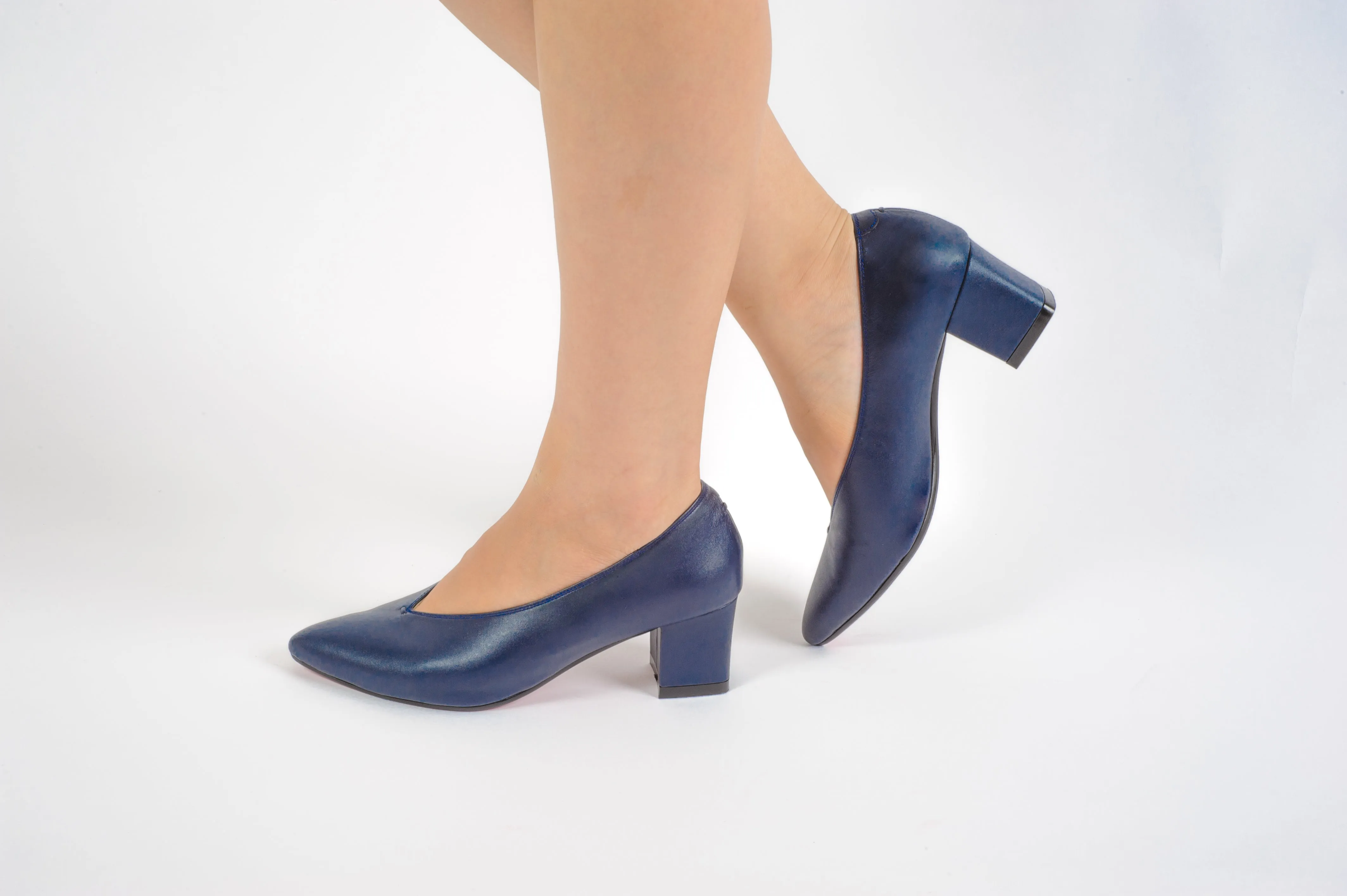 Shoeful 2" CNY Chunky Heels - Prosperous Purple Fan