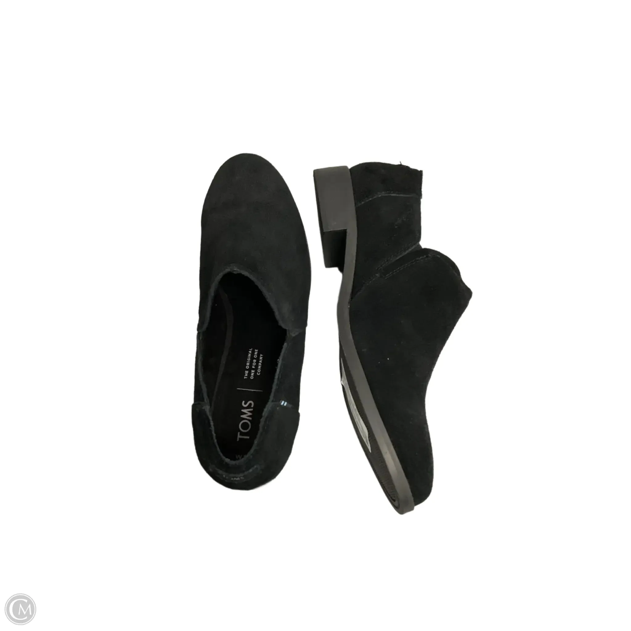 Shoes Flats By Toms In Black, Size: 8