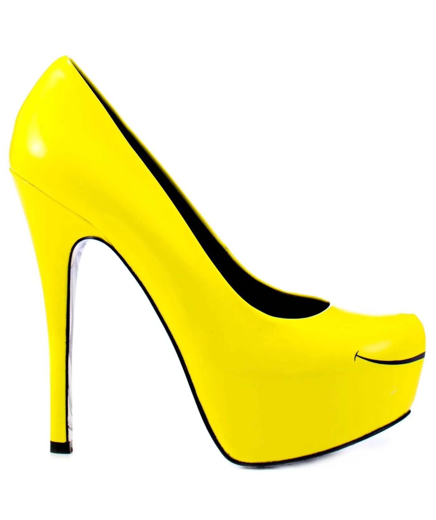 Smiles Patent Leather Platforms