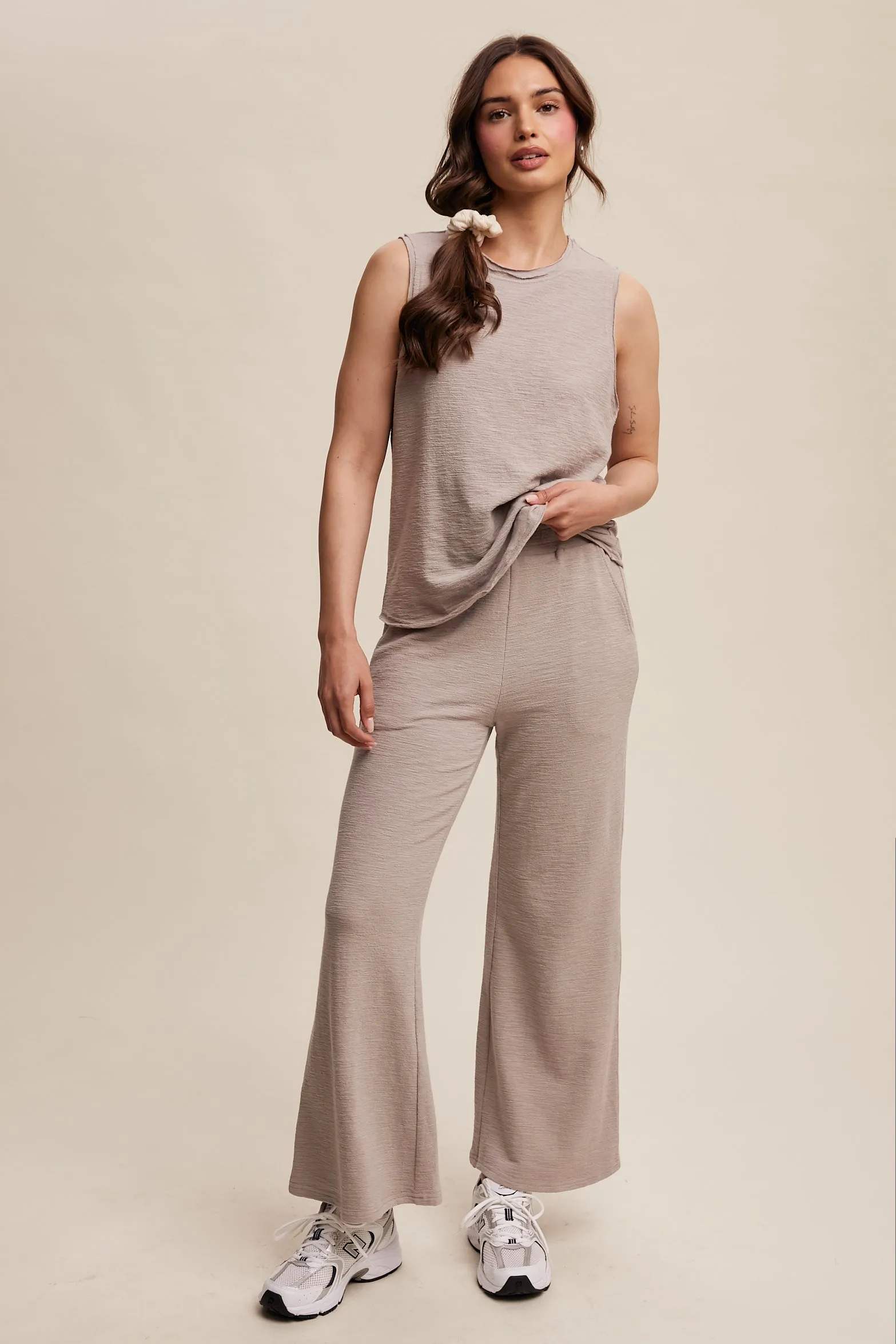 Soft Knit Tank and Sweatpant Set