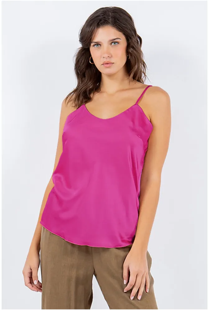 Solid Charmeuse Camisole