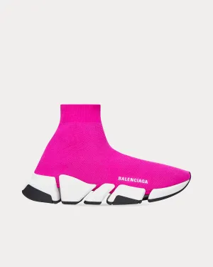 Speed 2.0 Recycled Knit with Biocolor Sole Dark Pink High Top Sneakers