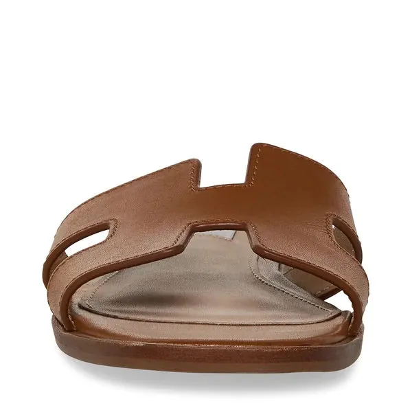 Steve Madden Haydn Cognac Leather Sandal