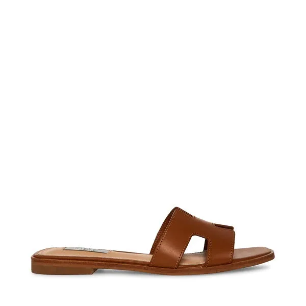 Steve Madden Haydn Cognac Leather Sandal