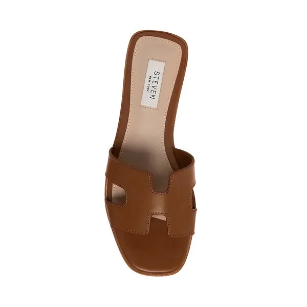 Steve Madden Haydn Cognac Leather Sandal