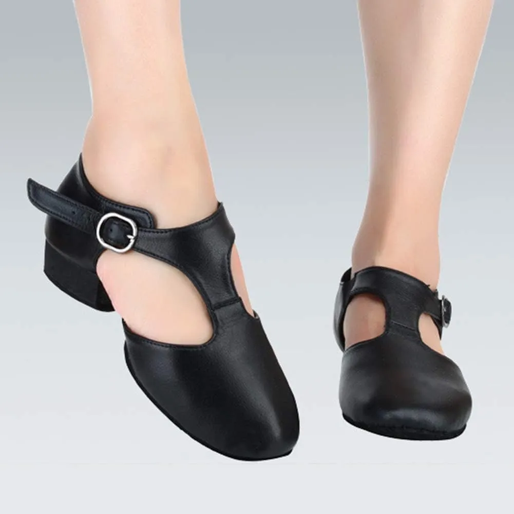 SWDZM Women's Latin Dance Shoes Close Toe Canvas Ballroom Tango Yoga Teaching Practice Dancing Shoes