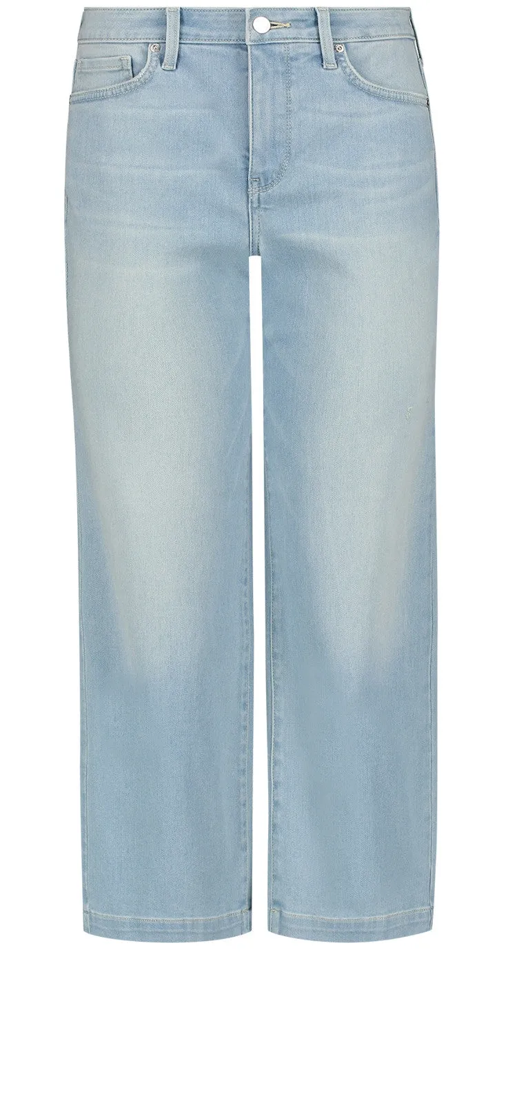 Teresa Wide Leg Ankle Jeans Light Blue Premium Denim | Naomi