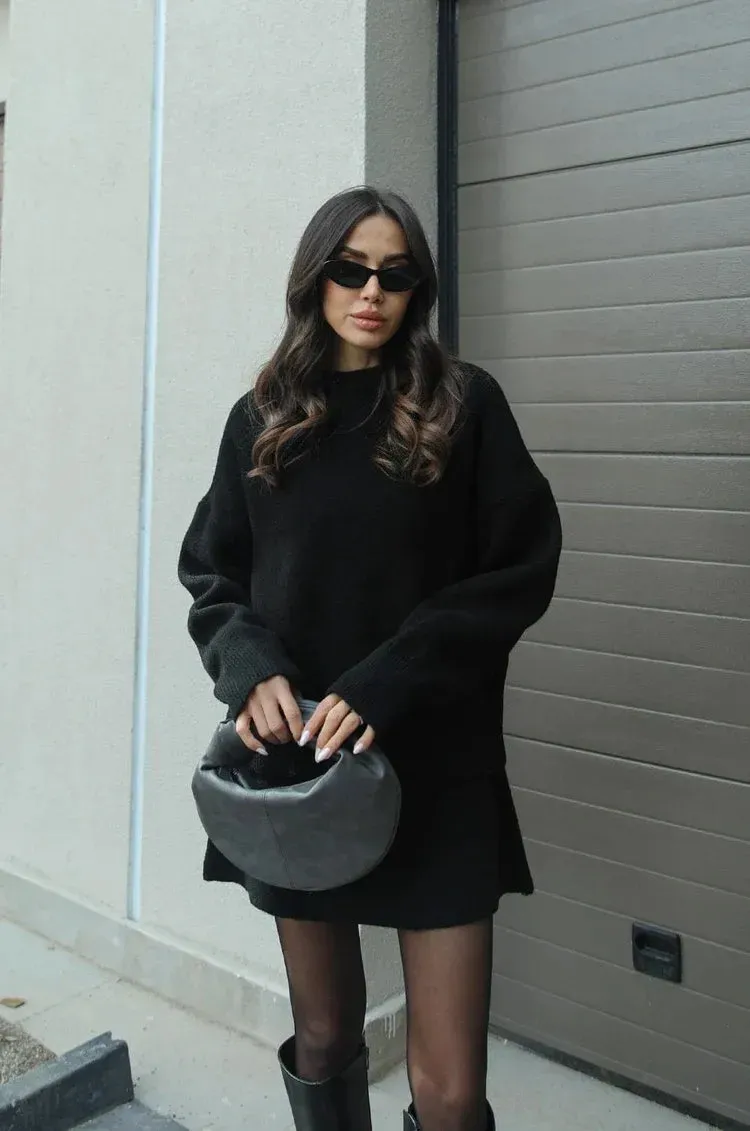 The Maye - Knit Suit (Top   Skirt)