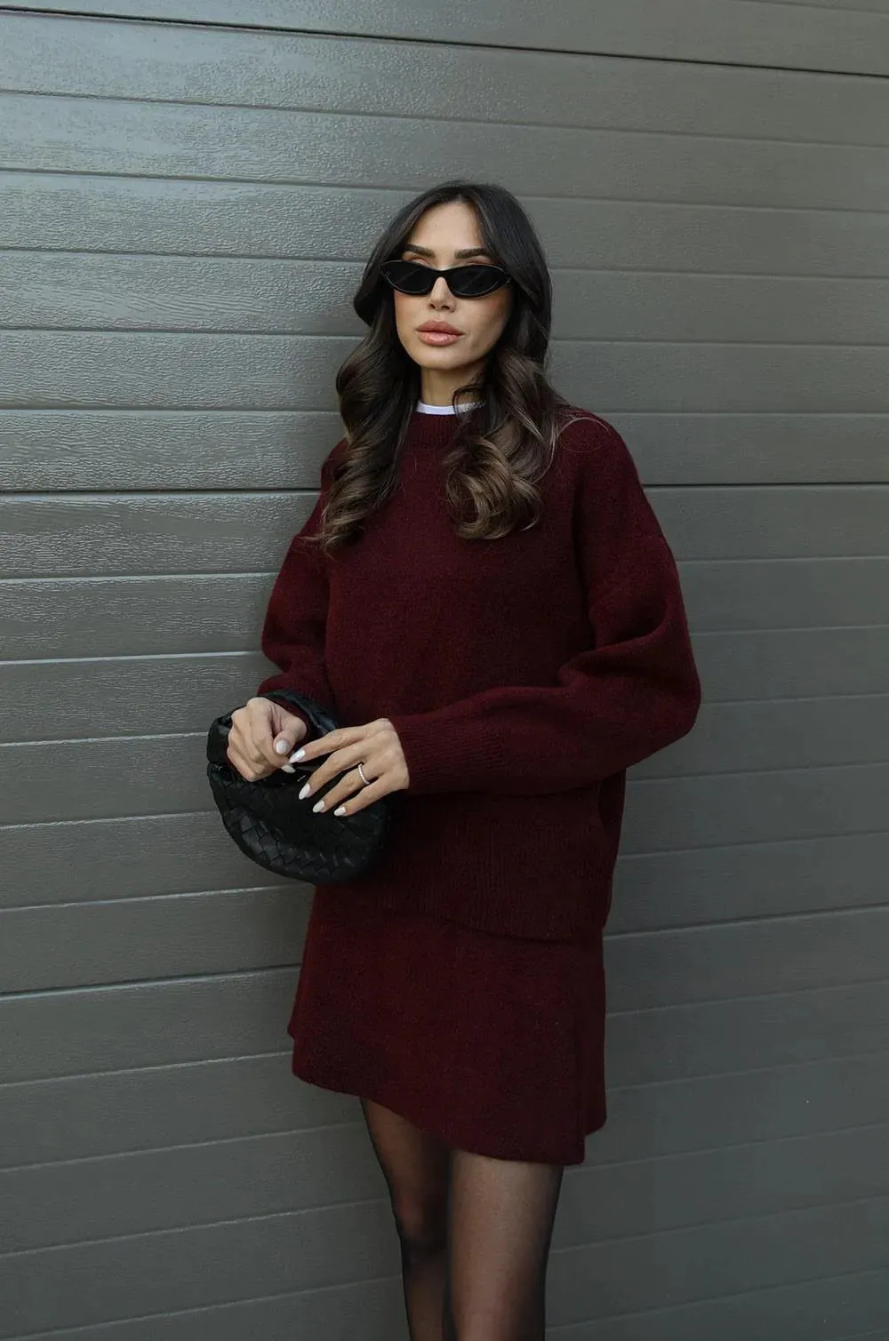 The Maye - Knit Suit (Top   Skirt)