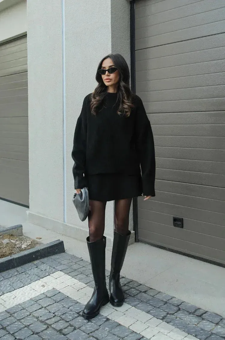 The Maye - Knit Suit (Top   Skirt)