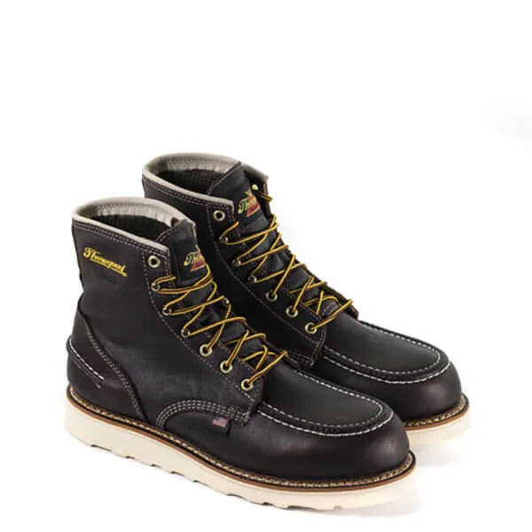 Thorogood Men's 6" Briar Pitstop Waterproof Wedge Sole Work Boot
