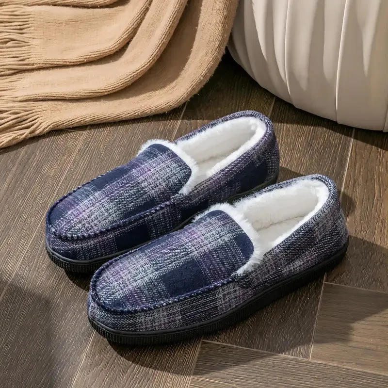 Vrijetijdsschoenen voor heren - Lichtgewicht, ademende slip-on schoenen met pluizig