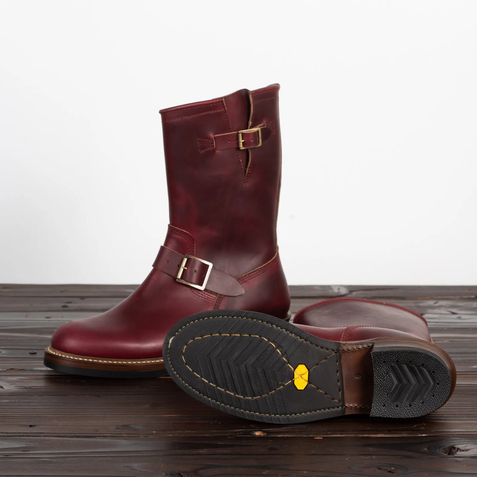 Wabash Engineer Boots - Burgundy CXL