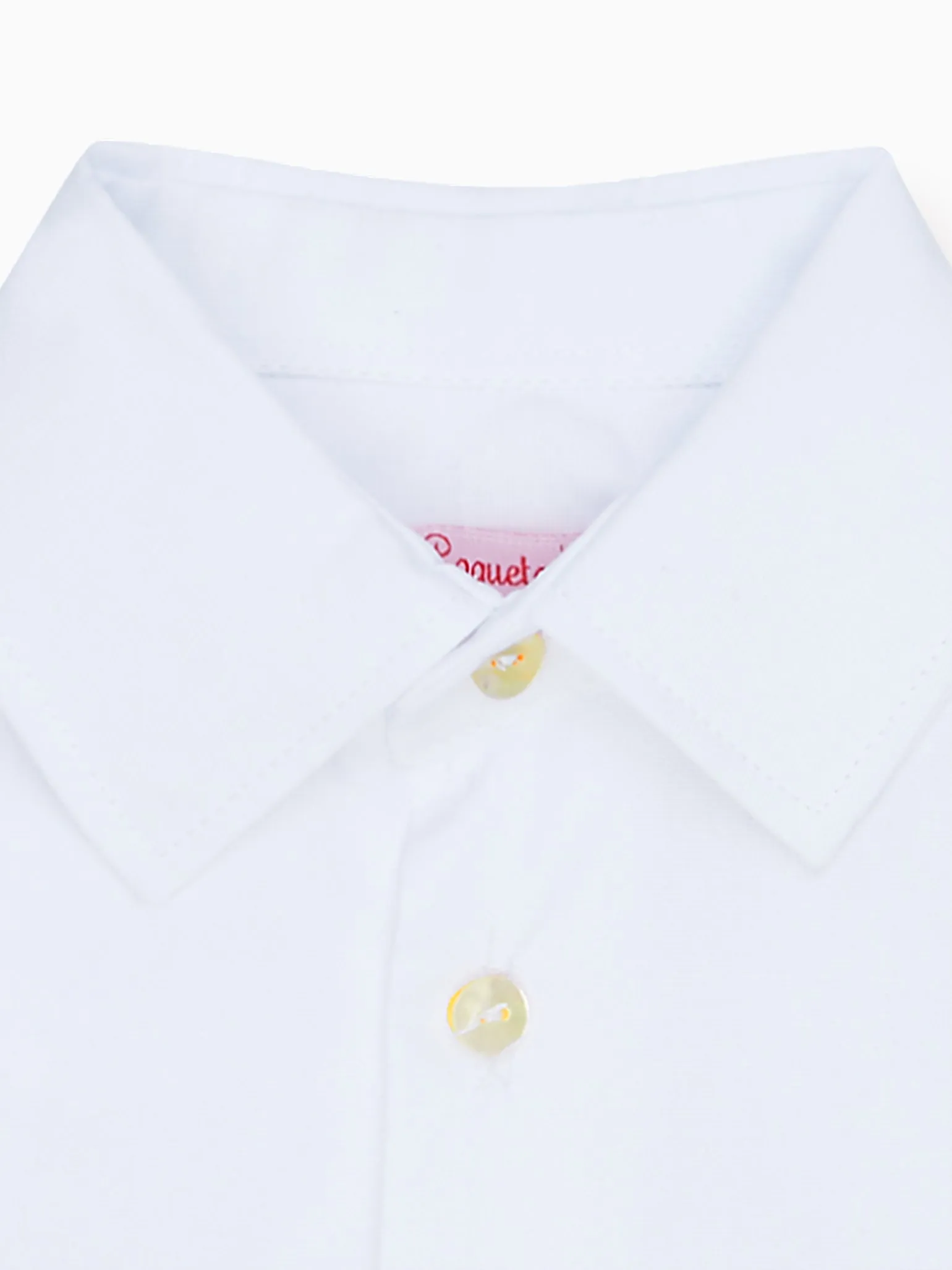 White Nico Long Sleeve Boy Shirt
