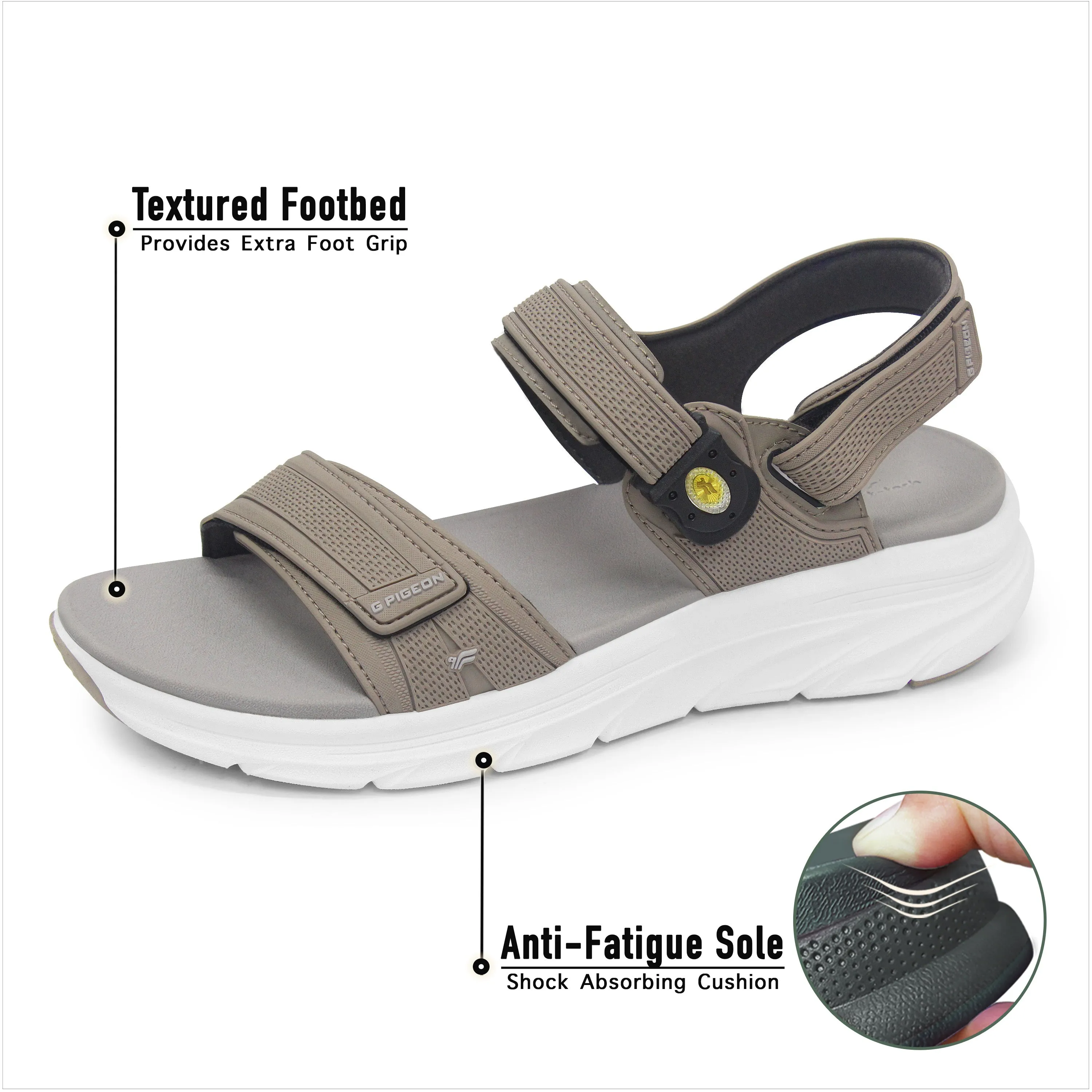 Women EVA: 3836 Taupe