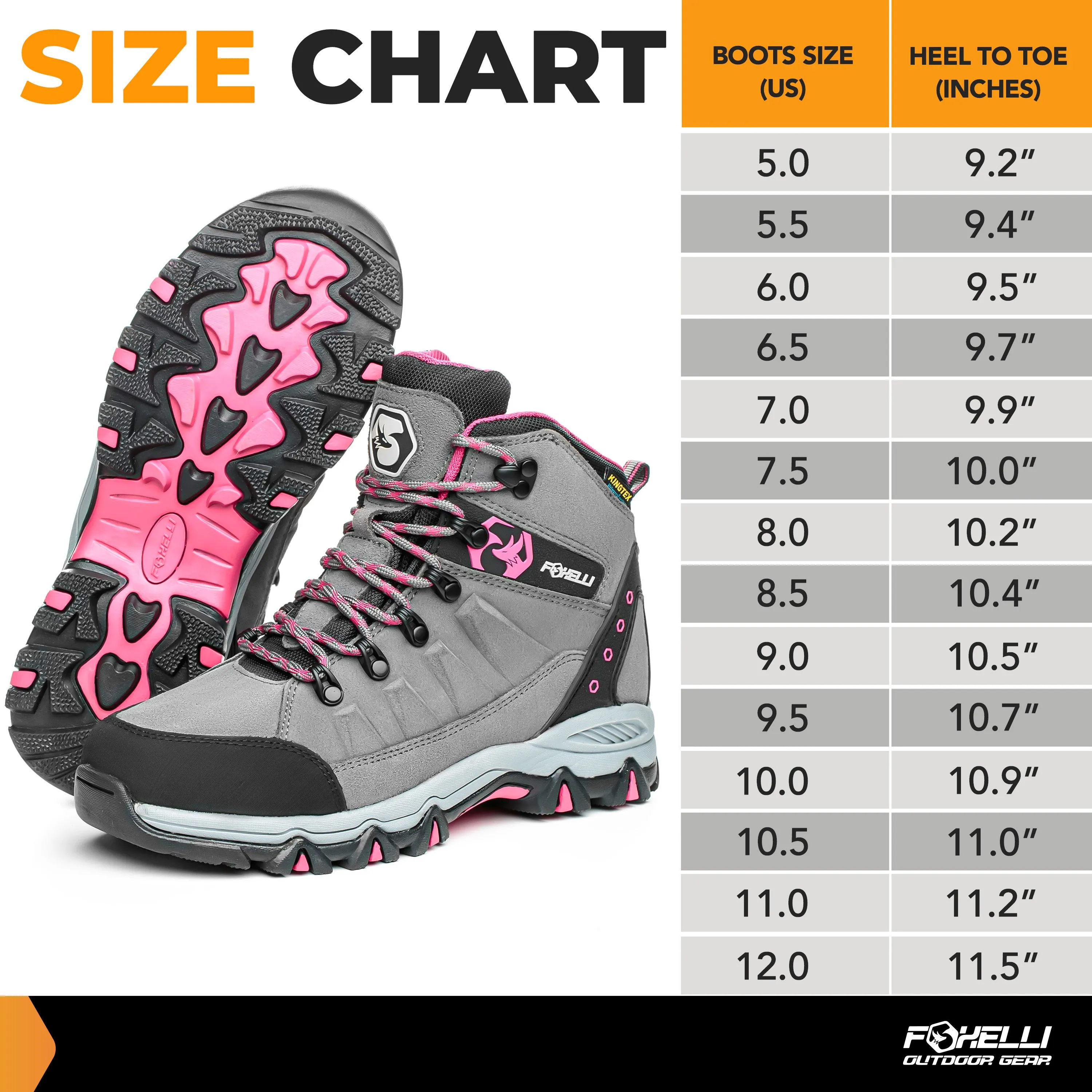 Women’s Hiking Boots – Grey