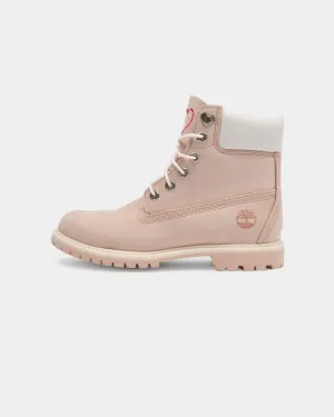 Women's Love Collection 6Inch Premium Boot Light Pink