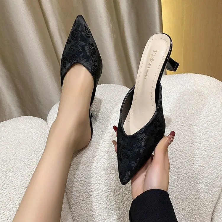 Women's Summer Versatile Pointed High Heels